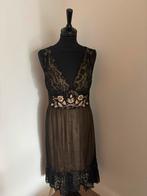 Hale Bob jurk zwart/groen maat Medium ZGAN!!!, Kleding | Dames, Maat 38/40 (M), Zwart, Ophalen of Verzenden, Zo goed als nieuw