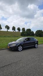 Audi A3 1.6 85KW FSI 3D 2004 zwart, Auto's, Voorwielaandrijving, Zwart, Origineel Nederlands, 1200 kg