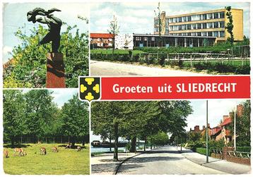 910489 Sliedrecht ZH 1966 Gelopen met Postzegel beschikbaar voor biedingen