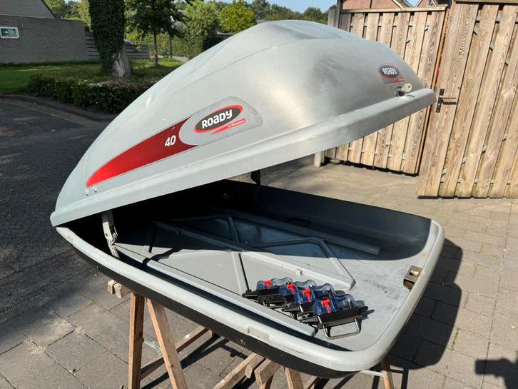 Thule dakkoffer bagagebox dit model is wat korter en breder, Auto diversen, Dakkoffers, Zo goed als nieuw, Ophalen