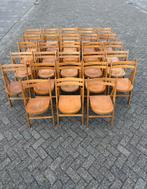 Partij houten klapstoelen Made in Romania, Ophalen of Verzenden, Zo goed als nieuw, Bruin, Vijf, Zes of meer stoelen