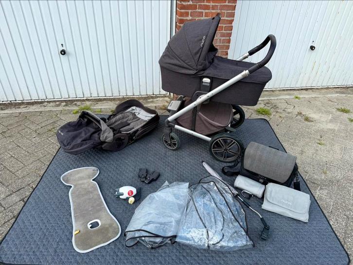 Nuna Mixx Suited zeer compleet incl. Nuna luiertas Verona, Kinderen en Baby's, Kinderwagens en Combinaties, Gebruikt, Combiwagen