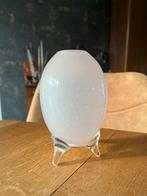 Art Glas Vaas Lichtroze op Pootjes - 14cm, Ophalen of Verzenden