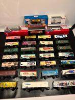 33 gesloten marklin reclame wagons, Hobby en Vrije tijd, Modeltreinen | H0, Wisselstroom, Wagon, Ophalen of Verzenden, Zo goed als nieuw