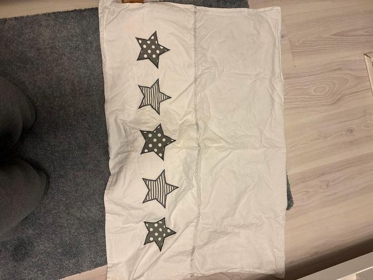 3 Ledikant Lakens met Leuke Opdruk, Kinderen en Baby's, Kinderkamer | Beddengoed, Zo goed als nieuw, Hoeslaken of Sloop, Wit, Jongetje of Meisje
