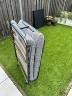 Opklapbed Campingbed 1 Persoon met Matras, Huis en Inrichting, Ophalen, Verstelbaar, Nieuw, 190 cm of minder