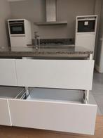 Blum kwaliteit keuken incl.apparatuur en marmeren bladen!!!!, Wit, Overige typen, Graniet of Steen, Ophalen of Verzenden