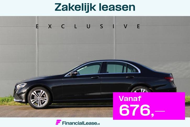 Mercedes-Benz E-klasse 200 Avantgarde / 360CAM / MEMORY / SF, Auto's, Mercedes-Benz, Bedrijf, Lease, Financial lease, E-Klasse