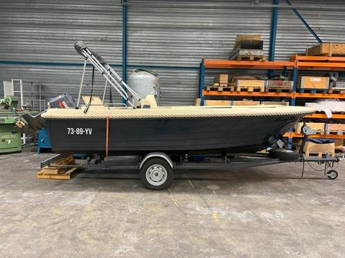 Console boot Lamirs 30pk, Watersport en Boten, Speedboten, Gebruikt, 3 tot 6 meter, Benzine, Minder dan 70 pk, Polyester, Buitenboordmotor