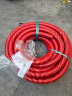 Rode mantelbuis 40mm diameter en 25 meter lengte + trekkoord, Ophalen, Overige materialen, 6 meter of meer, Overige typen