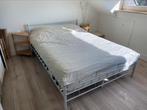 Bed 140x200 + gratis Ikea Sultan matras en topper, Ophalen, Tweepersoons, 140 cm, Zo goed als nieuw