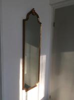 Mooie grote, klassieke spiegel met fraaie goudkleurige lijst, Ophalen, Rechthoekig, Minder dan 50 cm, 100 tot 150 cm