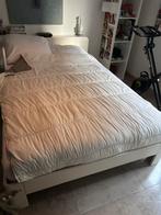 Auping Auronde 140x200 cm, Ophalen, Gebruikt, Wit, Tweepersoons