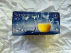 Set van 4 Sapglazen 35cl - Nieuw in Verpakking, Huis en Inrichting, Ophalen of Verzenden, Nieuw, Glas, Overige typen