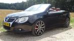Volkswagen Eos 2.0 16V Tfsi 200PK DSG Automaat Clima 19LM, 4 cilinders, 4 stoelen, Zwart, Leder