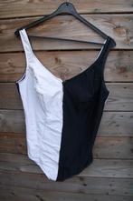 Badpak zwart/ wit Ulla Popken 54C Vaste prijs, Zwart, Ulla Popken, Ophalen of Verzenden, Zo goed als nieuw