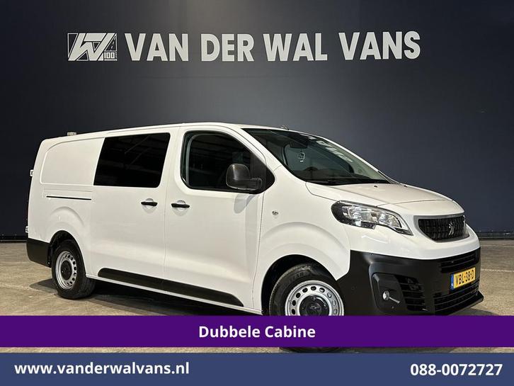 Peugeot Expert 2.0 BlueHDI 123pk L3H1 Dubbele Cabine Euro6 A, Auto's, Bestelauto's, Bedrijf, Te koop, ABS, Airbags, Airconditioning