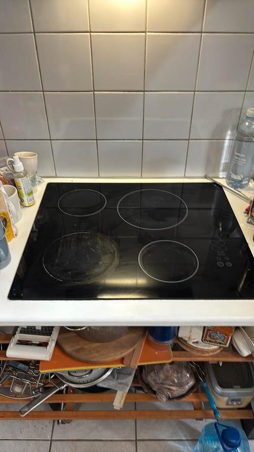 Kookplaat keramisch, Witgoed en Apparatuur, Kookplaten, Gebruikt, Inbouw, Keramisch, 4 kookzones, Ophalen