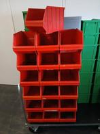 19x Kunststof Magazijnbakken - Overtoom nr2 35x20x20cm, Doe-het-zelf en Verbouw, Kratten en Dozen, Ophalen