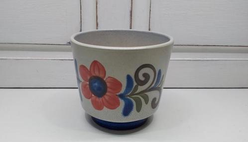 Vintage aardewerk bloempot,  Knödgen West Germany, Antiek en Kunst, Antiek | Keramiek en Aardewerk, Ophalen of Verzenden