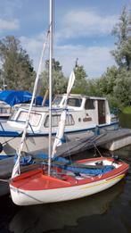 Middellandse  Zee Jol (zeilboot + strandtrailer + bb motor), Watersport en Boten, Open zeilboten, Gebruikt, Ophalen of Verzenden