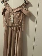 Mooie jurk, Kleding | Dames, Gelegenheidskleding, Maat 38/40 (M), Overige typen, Beige, Nieuw