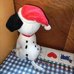 Geluiden Dalmatiër hond knuffel met kerstmuts, Kinderen en Baby's, Speelgoed | Knuffels en Pluche, Ophalen of Verzenden, Hond