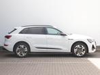 Audi e-tron S-Line 50 QUATTRO 313 PK 71 kWh | Luchtvering |, Auto's, Audi, Automaat, Zwart, 71 kWh, Leder en Stof