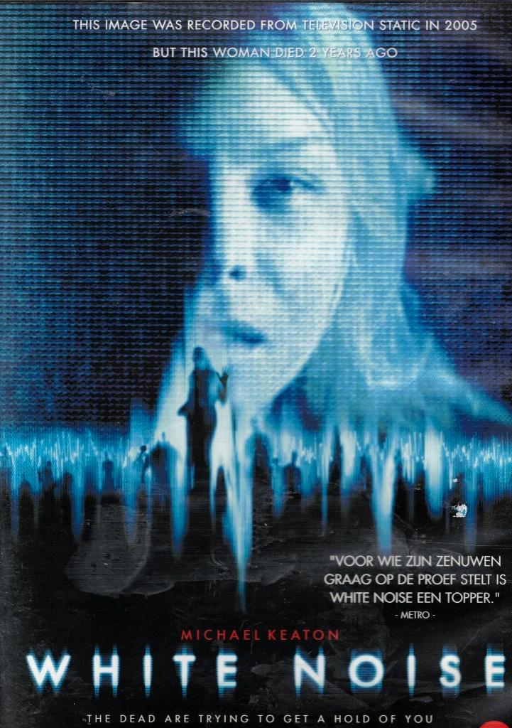 White Noise - Geoffrey Sax ( Michael Keaton ), Cd's en Dvd's, Dvd's | Thrillers en Misdaad, Zo goed als nieuw, Actiethriller, Vanaf 12 jaar