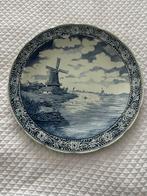 Delfts Blauw Bord met Molen, Ophalen