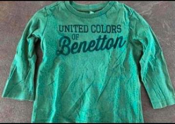 Benetton shirt maat 82 beschikbaar voor biedingen