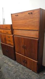 Vintage Wandmeubel wandsysteem Jaren 60 Simpla lux, Huis en Inrichting, Ophalen of Verzenden, Gebruikt