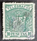 Spanje nr. 18 Telegraaf, Postzegels en Munten, Postzegels | Europa | Spanje, Verzenden, Gestempeld