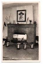 Eerbeek Open haard vh Padv. Troephuis(Baden Powell) 1955, Verzamelen, Ophalen, 1940 tot 1960, Gelopen, Gelderland