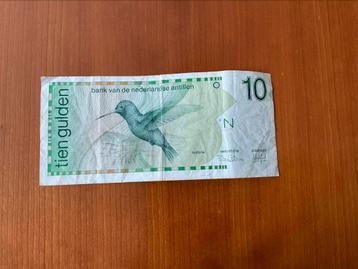 Bankbiljet 10 gulden Nederlandse Antillen 1986 beschikbaar voor biedingen