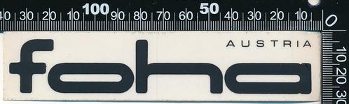 Sticker: Foha Austria, Verzamelen, Stickers, Zo goed als nieuw, Bedrijf of Vereniging, Verzenden