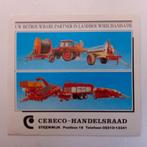 Leuke oude sticker.   CEBECO-HANDELSRAAD.  Steenwijk., Verzamelen, Stickers, Ophalen of Verzenden, Zo goed als nieuw, Overige typen
