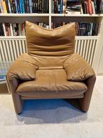 Lederen Cassina maralunga fauteuil / stoel, Ophalen, Gebruikt
