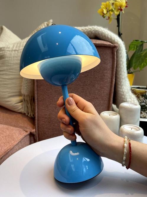 Retro inspired mushroom design lamp draadloos, Huis en Inrichting, Lampen | Tafellampen, Nieuw, Minder dan 50 cm, Ophalen of Verzenden