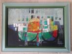 Henk Ames (1930-2018 Haarlem) - Abstraherend kunstwerk 2006, Ophalen of Verzenden