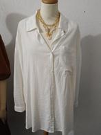 Hema blouse maat L Langer model, Wit, Maat 42/44 (L), Ophalen of Verzenden, Zo goed als nieuw