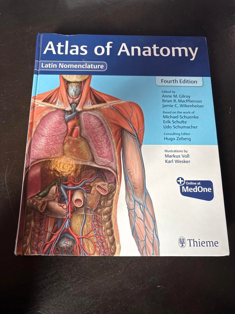 Atlas of Anatomy - Vierde Editie, Ophalen of Verzenden, Beta, Zo goed als nieuw, HBO