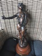 Bronzen Art Nouveau Beeld Aristote A. Moreau, Antiek en Kunst, Ophalen of Verzenden