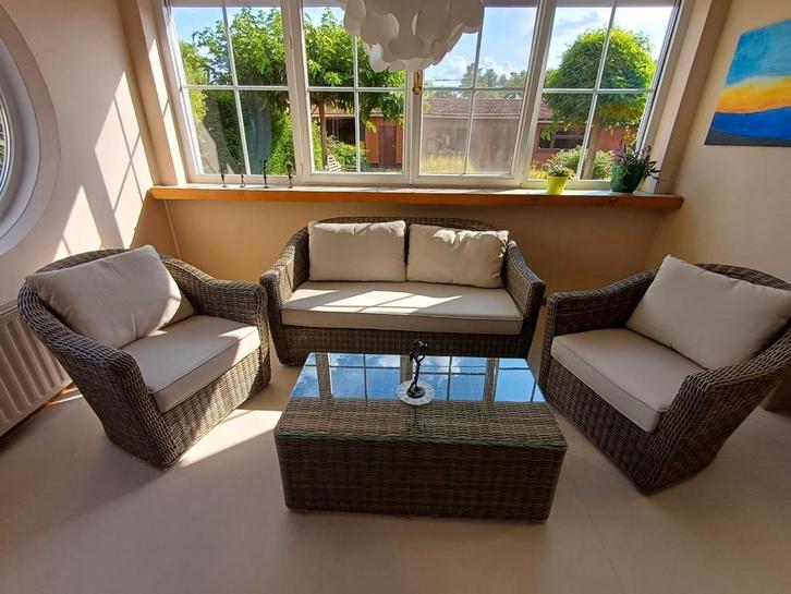 Loungeset, Tuin en Terras, Tuinsets en Loungesets, Zo goed als nieuw, Ophalen
