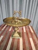 Antieke geel koperen Tazza met Draken, Ophalen of Verzenden