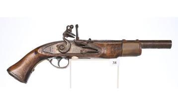 Flintlock pistool  anno 1830 "BRANIER" beschikbaar voor biedingen