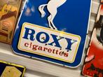 Roxy sigaretten emaille reclamebord XL, Ophalen, Reclamebord, Gebruikt, .
