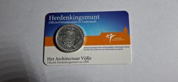 coincard Het Architectuur vijfje 2008 UNC beschikbaar voor biedingen