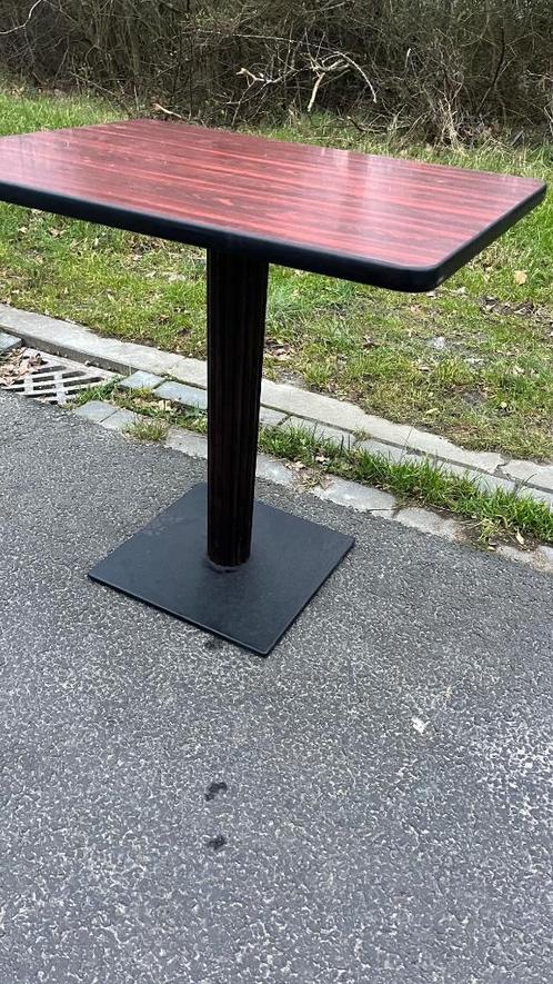 tafel met gietijzerenpoot, Huis en Inrichting, Tafels | Eettafels, Gebruikt, 50 tot 100 cm, 50 tot 100 cm, Vijf personen of meer