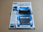 Folder: DAF XF/ CF vrachtwagen (2017), Boeken, Auto's | Folders en Tijdschriften, Verzenden